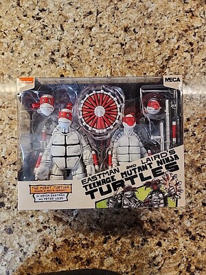 NECA Eastman & Laird s TMNT First Turtles 2-Pack Black and White Variant Figures