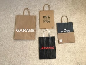 hollister shopping bags