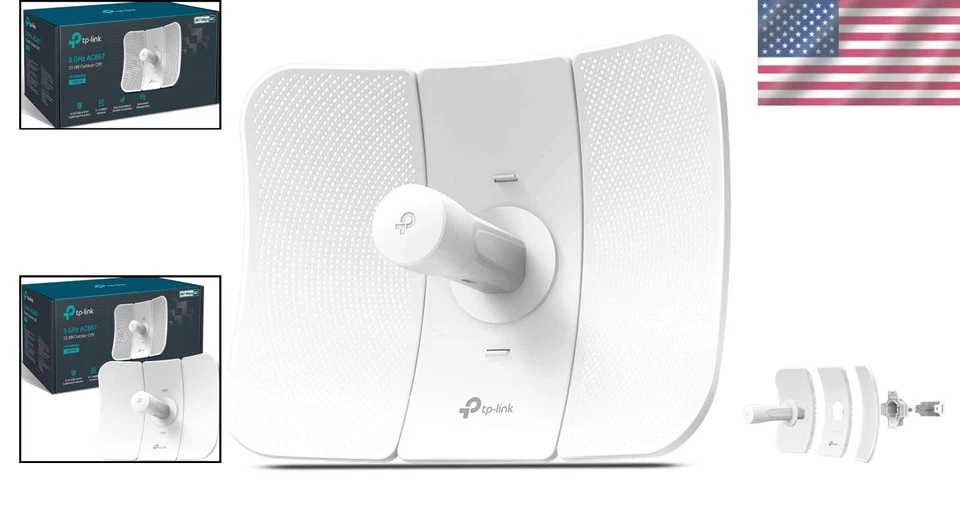 Reliable 23dBi Outdoor CPE with Passive PoE - Ideal for Long-Distance Networking - Image 2 of 4