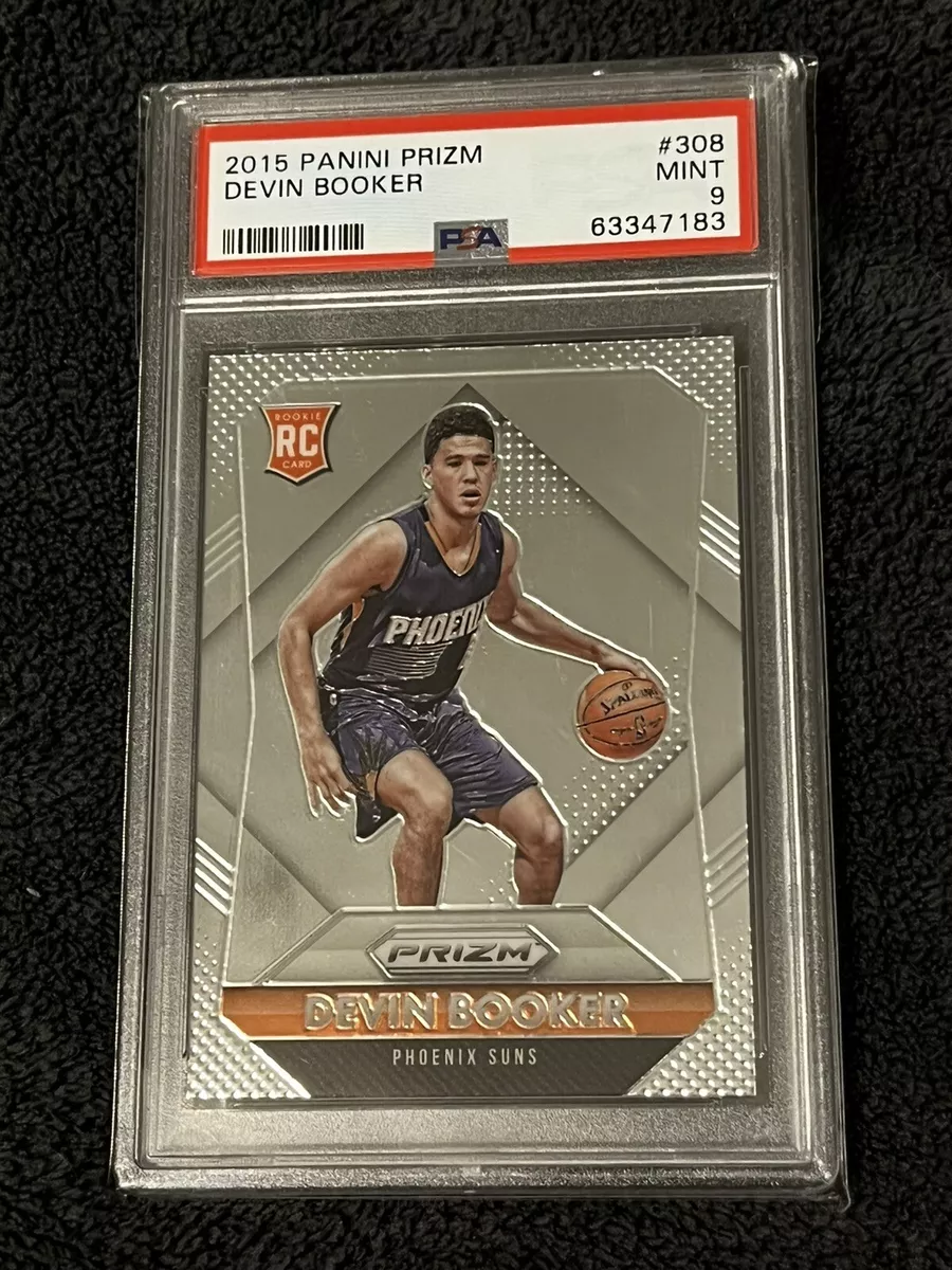2015 Panini Prizm Devin Booker Rookie RC Phoenix Suns #308 PSA 9 MINT