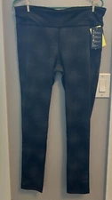 Xersion Womens Size Large Black Train Performance Fit Leggings  Mid-rise Fitted