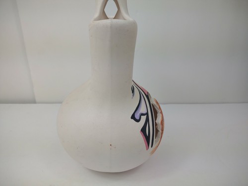 Jarrón de boda nativo L Toya Nuevo México recipiente cerámica arte popular 8" de alto mexicano - Imagen 6 de 11