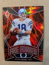 2020 PANINI PHOENIX FIRE FORGED RED PEYTON MANNING #'D 200/299