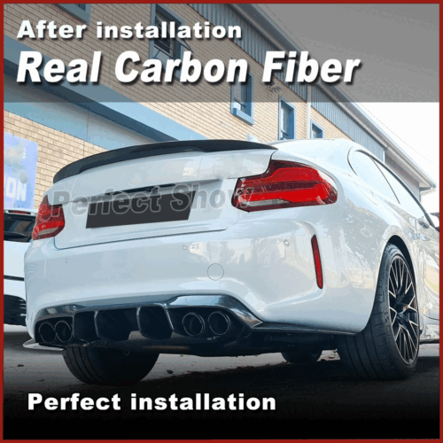 Carbon Heckdiffusor Diffusor Spoiler Heckansatz für BMW 2 Coupe F87 M2 2015-2018 - Bild 4 von 11