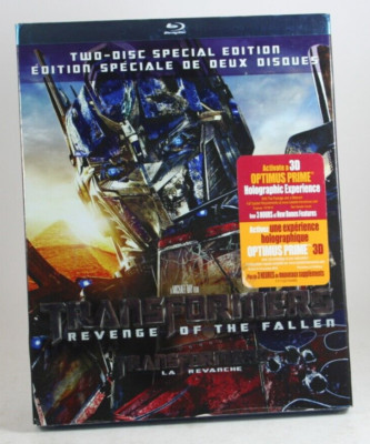 Transformers Revenge of the Fallen 2-Disc Bluray Slipcover CAD