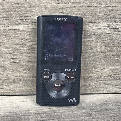 Sony Walkman NWZ-E383 Digital Media MP3 Player Black Carbon Fiber