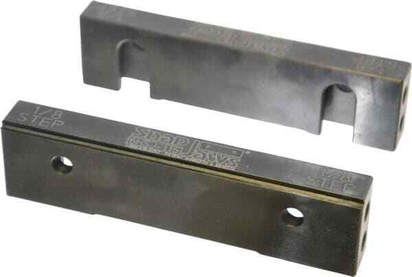 H &Ｏ　床JAWS Snap Jaws 6SIJ-115 6″ Serrated Step Jaw 1/8 Step Milling