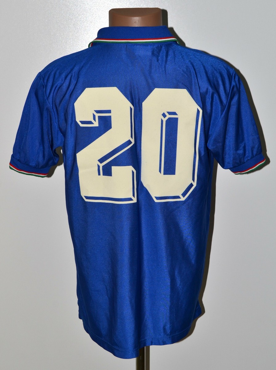 ITALY 1986/1987/1988/1989/1990 HOME FOOTBALL SHIRT DIADORA 20 SIZE