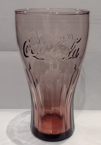 Vintage Coca Cola Purple McDonald's Drinking Glass. 12oz.