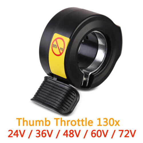 Universal Thumb Throttle Speed Control Electric Bike Scooter 24V 36V 48V 3 Wires - Picture 6 of 9