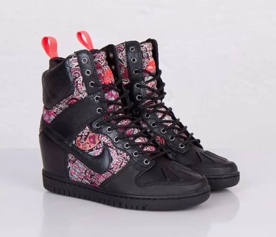 nike dunk sky hi liberty hidden wedge sneaker