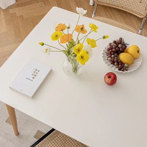 Solid Color Leather Elastic Tablecloth Waterproof Oilproof Table Cover Table Mat - Picture 2 of 19