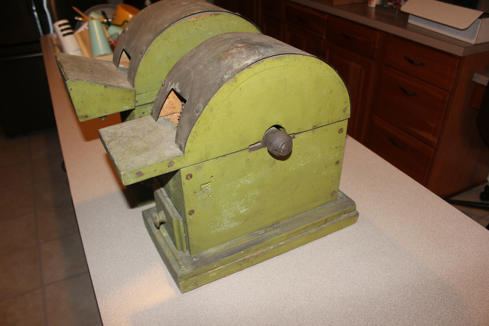 RARE Antique 19th Century Central Pennsylvania Dual Horseradish Grinder