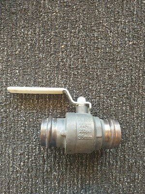 CIM 1 1/4'''' CIM PRESS BALL VALVE; Copper/Brass 250psi 35mm