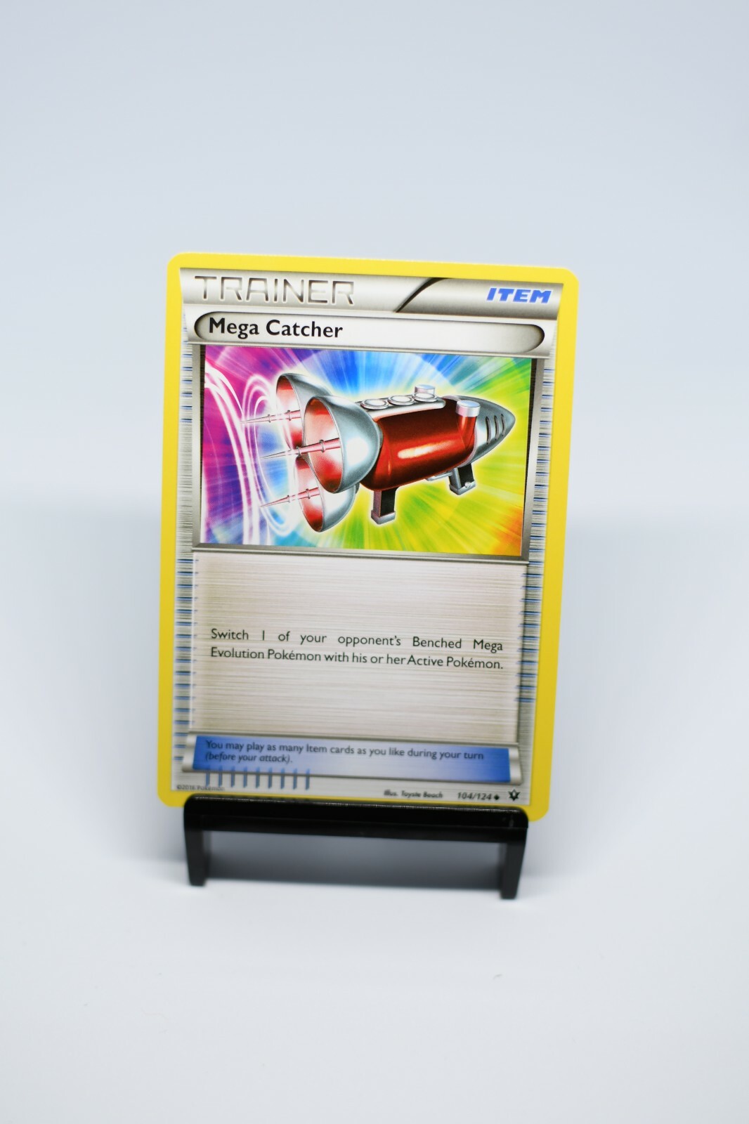 POKEMON - MEGA CATCHER 104/124 UNCOMMON CARD -  XY FATES COLLIDE - M/NM 