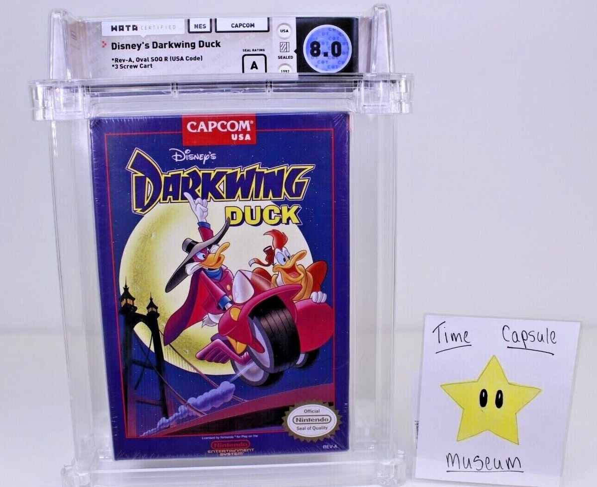 Disney's Darkwing Duck New Nintendo NES Sealed WATA VGA Disney's Darkwing Duck New Nintendo NES Sealed WATA VGA
