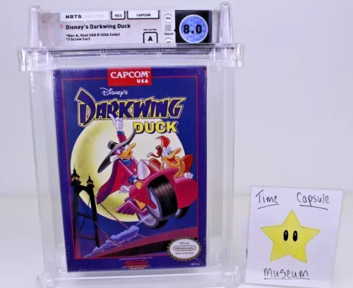 Disney's Darkwing Duck New Nintendo NES Sealed WATA VGA Grade 8.0 A Near Mint 