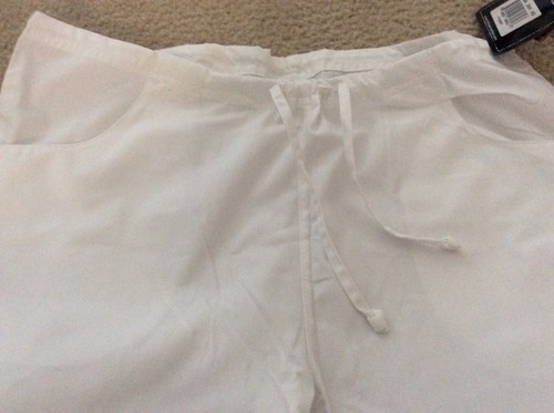 "Dickies" Medical Scrub Pants - Size M - Color White - Unisex - NEW with TAGS - Picture 5 of 8