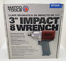 Matco Tools Mt2220o - 38 Air Impact Gun W Original Box Like New W Box T34 Matco Tools Mt2220o - 38 Air Impact Gun W Original Box Like New W Box T34