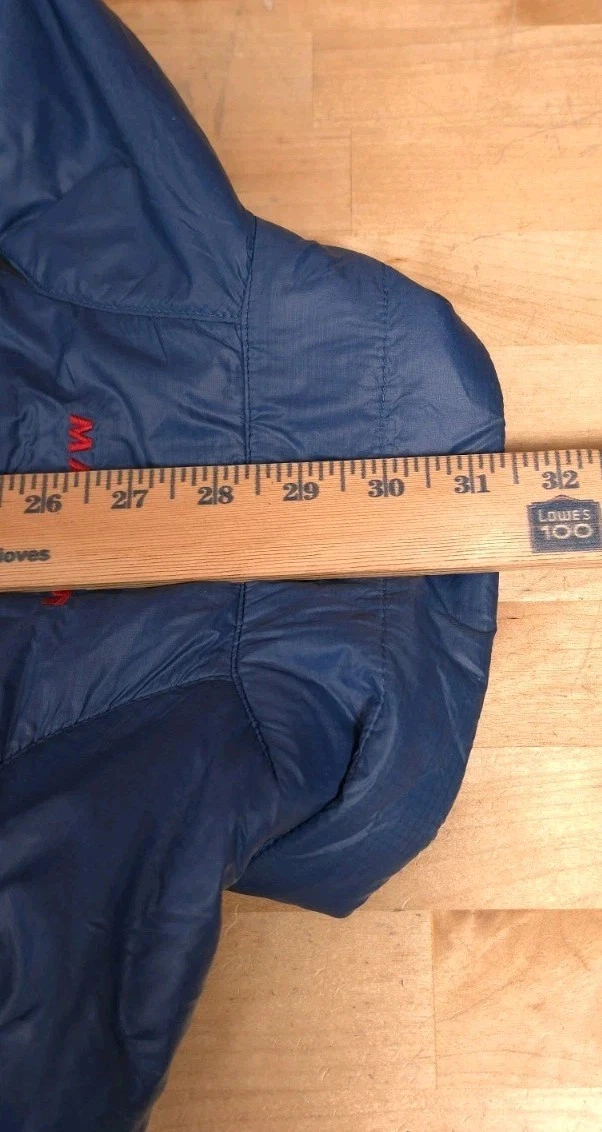 Mammut Jacket Mens Large Blue Insulated Polartec Alpha Ripstop Outdoor Hybrid - product detail image 10