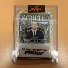 2024 Leaf Metal Pop Century Proof 1/1 - Mark Wahlberg