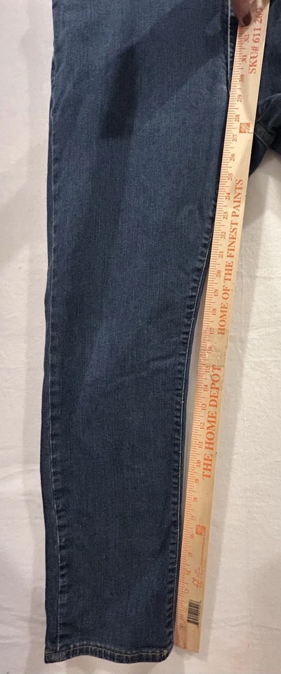 Pantalones de mezclilla Peter Millar para hombre 36x30 (28) elásticos Pilot Mill corona azul recta Foto 4 de 4