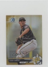 2017 Bowman Chrome Minis Prospects Gold Refractor 44/50 Yeudy Garcia #BCP34 0h1