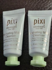 Pixi Beauty Hydrating Milky Cleanser 0.5 fl oz  Travel Size Set Of 2