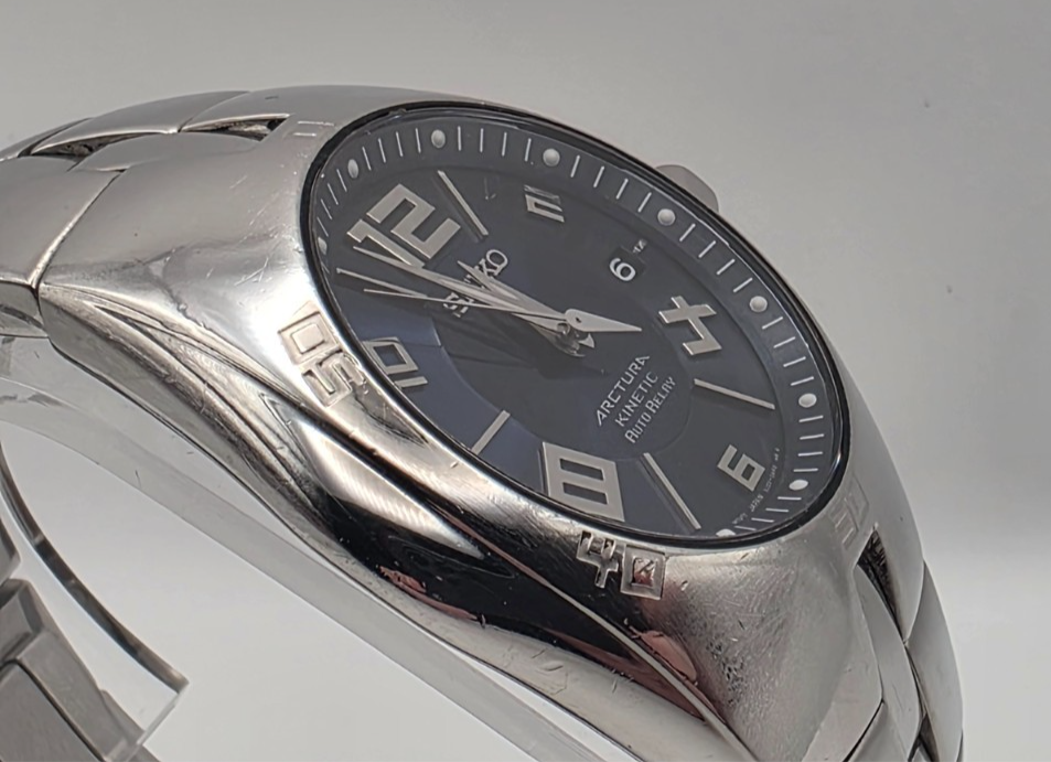 Seiko Arctura Kinetic Auto Relay 5J32‑0AP0 Blue Dial Sapphire