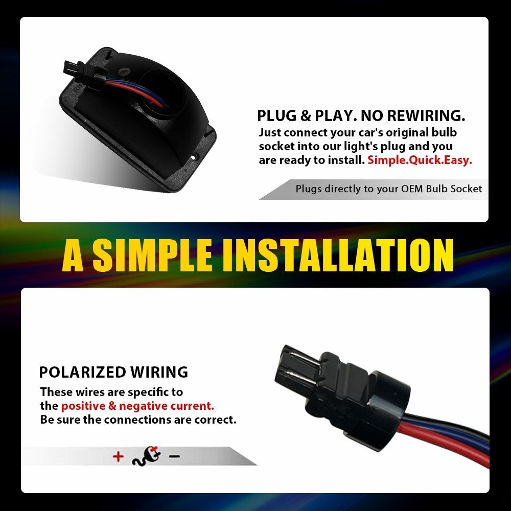 LED Amber Dynamic Front Bumper Turn Signal Lights DRL For Jeep 97-06 Wrangler TJ thumbnail 8