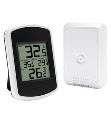 Digital Wireless Thermometer Weather Station Measurer Sensor Indoor Outdoor #New