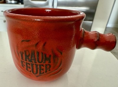 Traum Feuer West Germany Red Dream Fire  Rum Mug Excellent