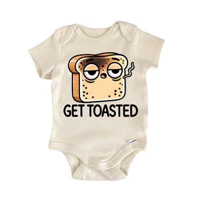 Get Toasted Bread Newborn Baby Onesie  Bodysuit