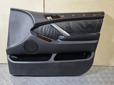 BMW X5 E53 Front Right Door Card Panel Black OSF #15