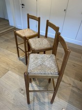 Wooden Bar Stools Set of 3