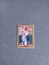 Ken Landreaux Signed In Person 1989 Topps Senior Baseball Card A20