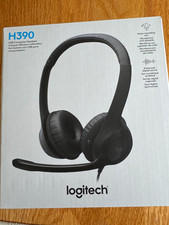 Logitech H390 USB Compute Headset Headphone Microphone Over On Ear NEW FAST SHIP