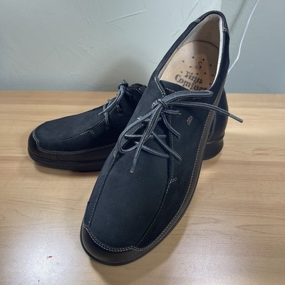 Finn Comfort Germany Acapulco Black Leather & Suede Men s Sz 8.5 EUC