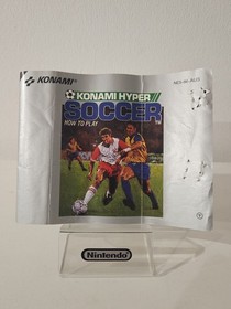 Konami Hyper Soccer Nintendo NES PAL Soccer Game Manual Included MPN NES-86-AUS