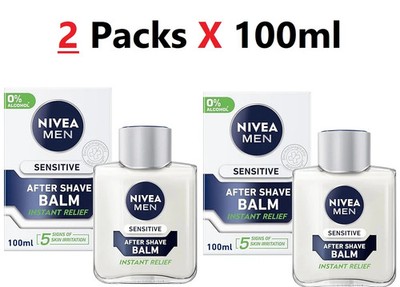 NIVEA MEN Sensitive After Shave Balm Soothing Alcohol Free Chamomile 100ml