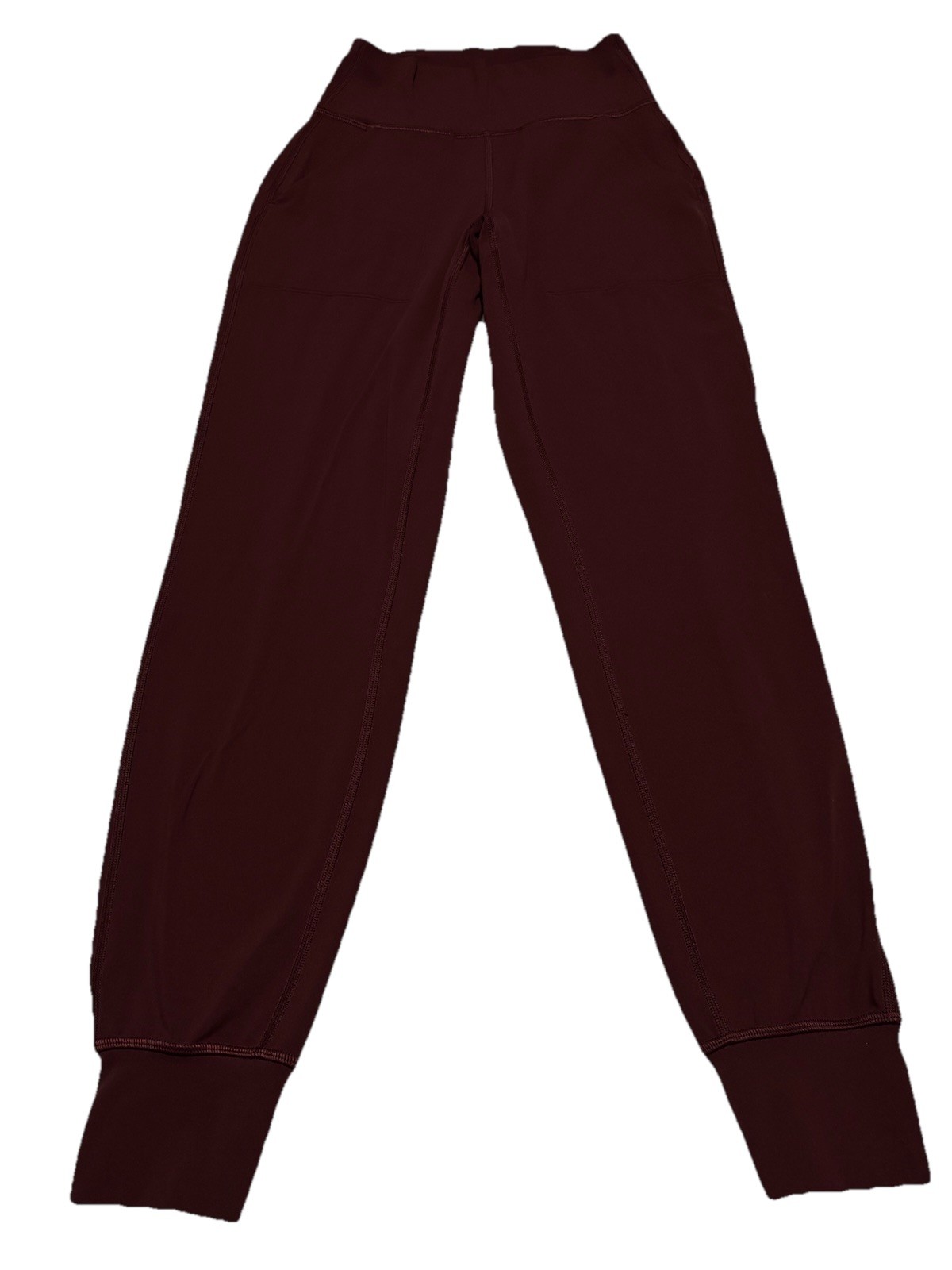 Lululemon Align Jogger Red Merlot Womens Size 0 High Rise Nulu Pockets