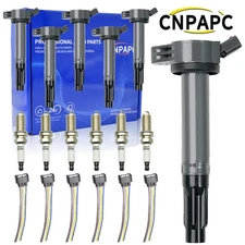 ⭐6PCS Ignition Coils + Spark Plugs For Toyota Sienna 2007-2015 3.5L UF487 UF-598