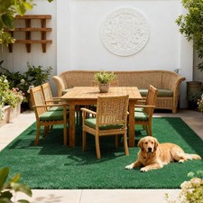 12ft. x 12ft. Synthetic Landscape Fake Grass Mat Artificial Pet Turf Lawn Garden