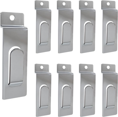 Slatwall Utility Hooks, 10Pcs Metal Notch Picture Display Hooks Commercial Slatw