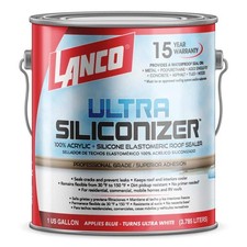 Ultra Siliconizer 1 Gal. 100 Acrylic Elastomeric White Reflective Roof Sealer