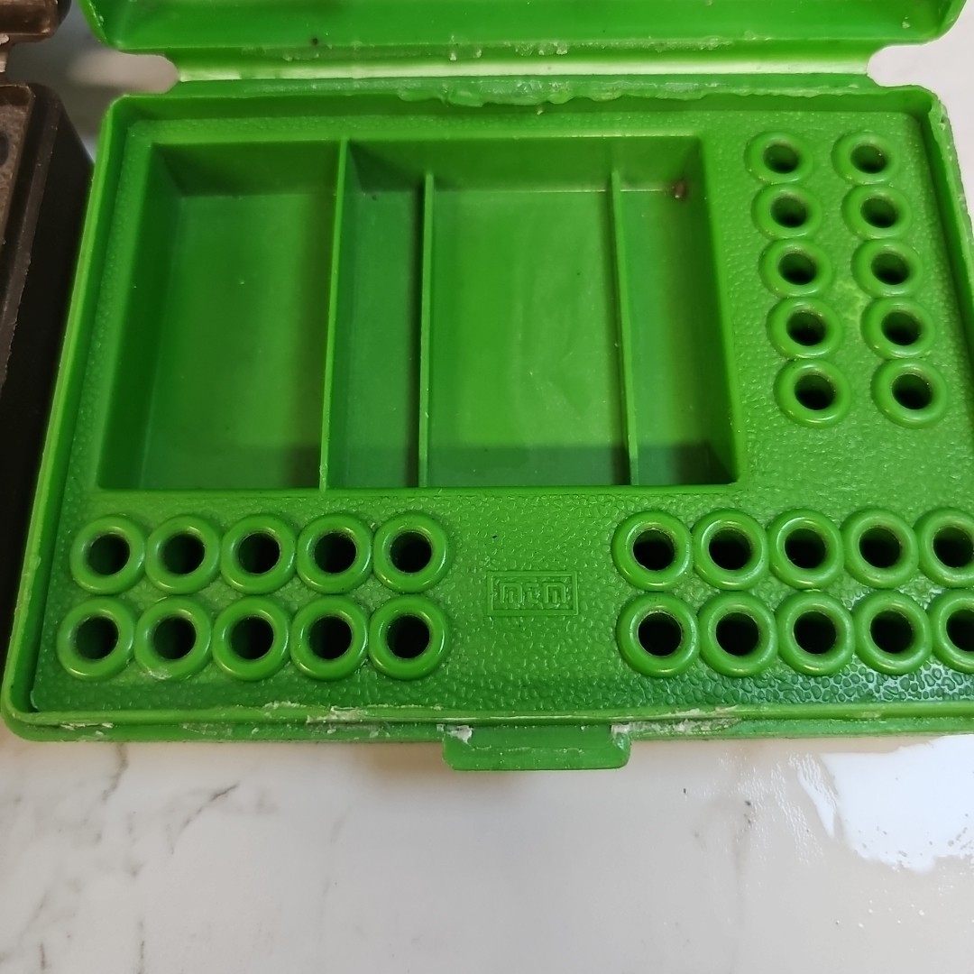 MTM 22 AMMO BOX Lot Of 2 Vtg Plastic Carrying Case Made In USA
