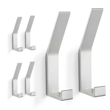 Coat Hooks Wall Mounted, 6 Packs Wall Hooks for Hanging Clothes, Coat, Towel,...