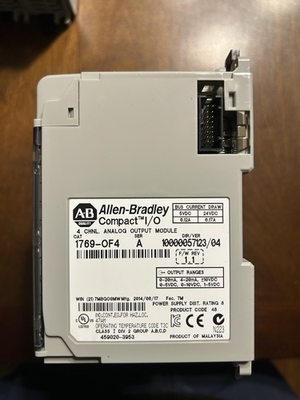 #ad #ad Allen Bradley 1769 OF4 Ser A CompactLogix Output Module Analog 4 $215.00