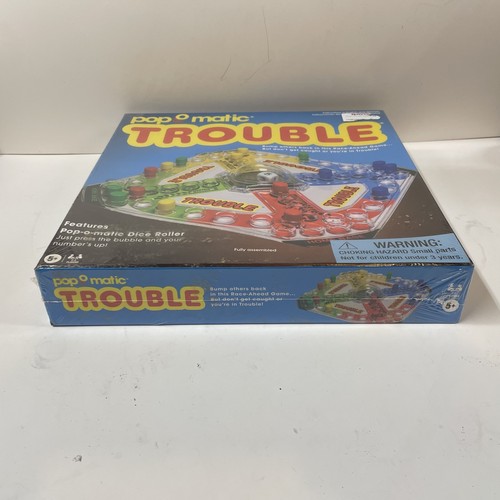 Pop-O-Matic Trouble Kids Board Game, Family Games for 2-4 Players - Picture 4 of 6