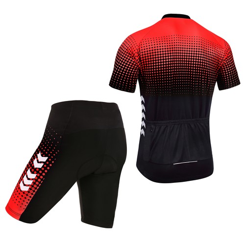 Men's Summer Short Suits Cycle Set Cycle Jersey With 5D Gel Padded Riding JRCG - Picture 7 of 7